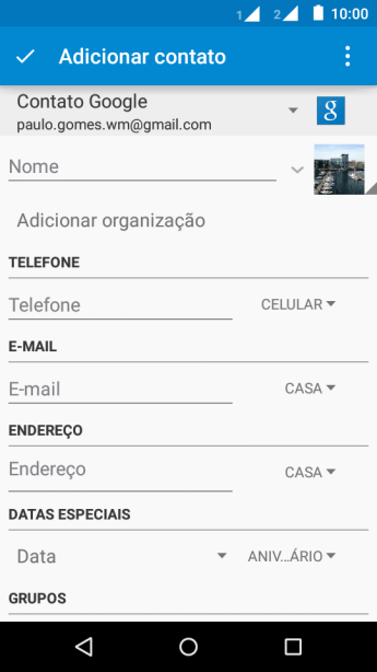 Pressione Nome, e digite o nome. Pressione Nome, e digite o nome.