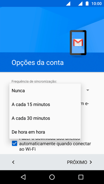 Pressione a configuração desejada. Pressione a configuração desejada.