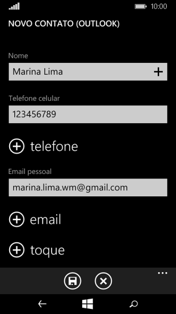 Pressione toque. Pressione toque.