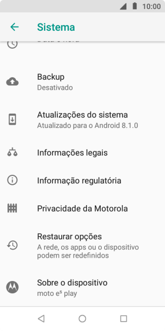 Pressione Restaurar opções. Pressione Restaurar opções.
