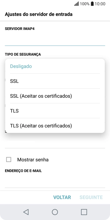 Pressione Desligado para desativar a função. Pressione Desligado para desativar a função.