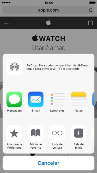 Pressione Adicionar Favorito. Pressione Adicionar Favorito.