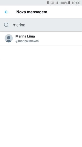 Pressione o contato desejado. Pressione o contato desejado.