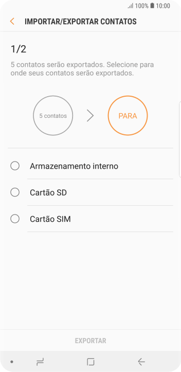 Pressione Cartão SIM. Pressione Cartão SIM.