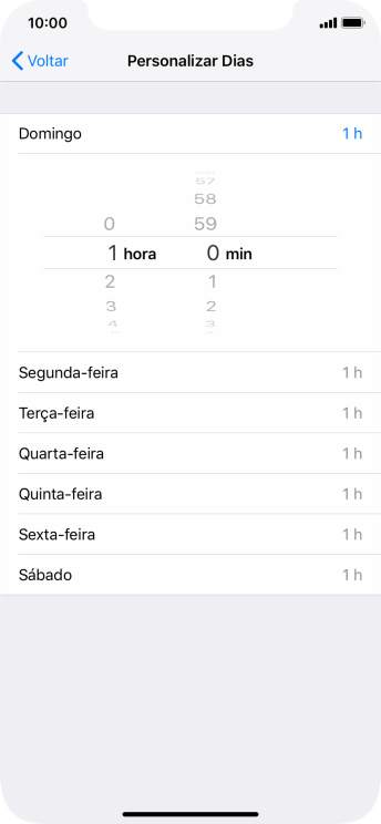 Escolha o período desejado. Escolha o período desejado.