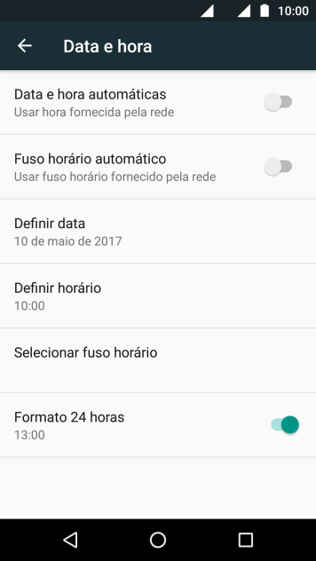 Pressione o indicador ao lado de Pressione o indicador ao lado de