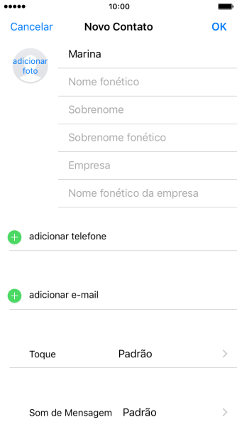 Pressione Sobrenome, e digite o sobrenome . Pressione Sobrenome, e digite o sobrenome .