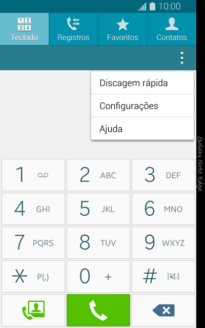 Pressione Configurações. Pressione Configurações.