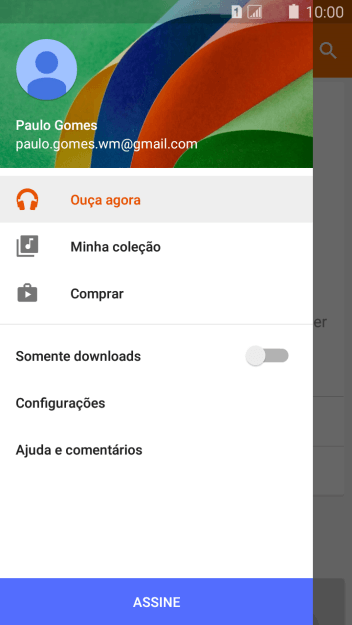Pressione Minha coleção. Pressione Minha coleção.
