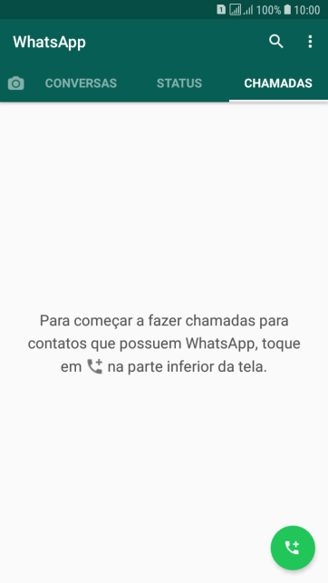 Pressione o ícone de chamada. Pressione o ícone de chamada.