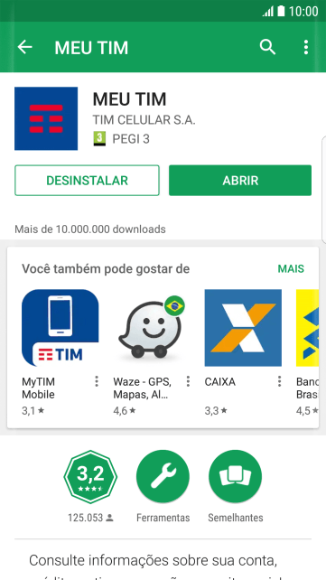 Pressione a tecla de início para finalizar e voltar à tela inicial. Pressione a tecla de início para finalizar e voltar à tela inicial.