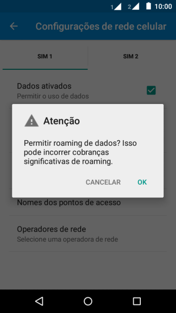 Se você quiser ativar a função, deve pressionar OK. Se você quiser ativar a função, deve pressionar OK.
