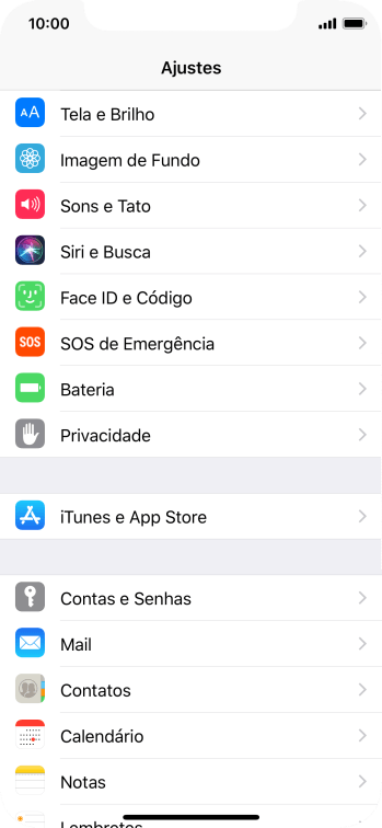 Pressione iTunes Store e App Store. Pressione iTunes Store e App Store.