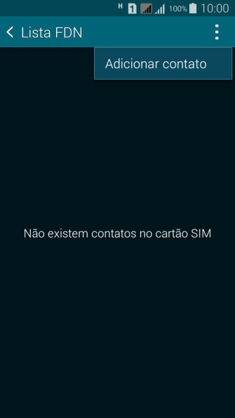 Pressione Adicionar contato. Pressione Adicionar contato.