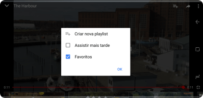 Pressione a lista de reprodução desejada. Pressione a lista de reprodução desejada.