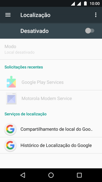Pressione o indicador para ativar ou desativar a função. Pressione o indicador para ativar ou desativar a função.