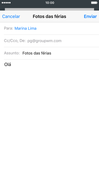 Pressione o campo de escrever, e mantenha-o pressionado até que o menu popup seja mostrado no visor. Pressione o campo de escrever, e mantenha-o pressionado até que o menu popup seja mostrado no visor.