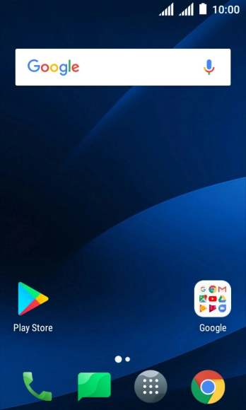 Pressione o ícone de menu principal. Pressione o ícone de menu principal.