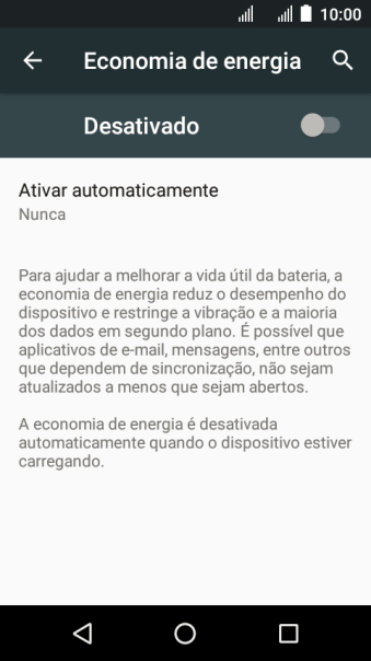Pressione o indicador para ativar a função. Pressione o indicador para ativar a função.