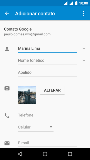 Pressione Telefone, e digite o número de telefone. Pressione Telefone, e digite o número de telefone.