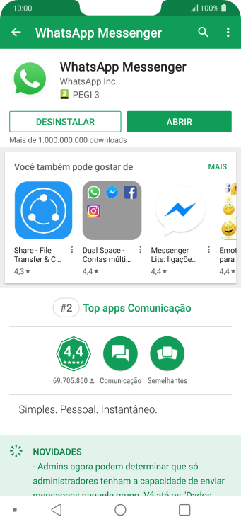 Pressione a tecla de início para voltar à tela inicial. Pressione a tecla de início para voltar à tela inicial.