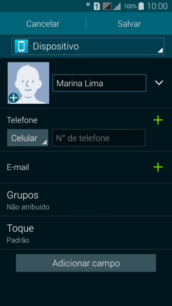 Pressione o ícone de foto. Pressione o ícone de foto.