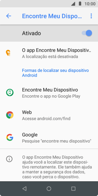 Pressione o indicador para ativar a função. Pressione o indicador para ativar a função.