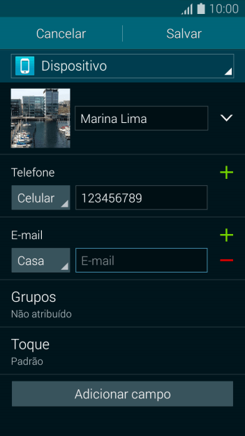 Pressione E-mail, e digite o endereço de e-mail. Pressione E-mail, e digite o endereço de e-mail.