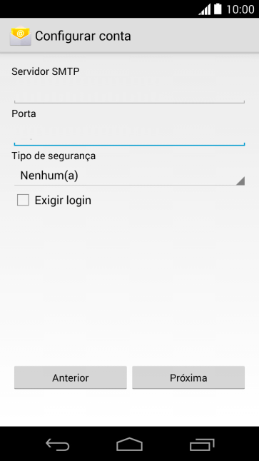 Pressione Exigir login para ativar a função. Pressione Exigir login para ativar a função.