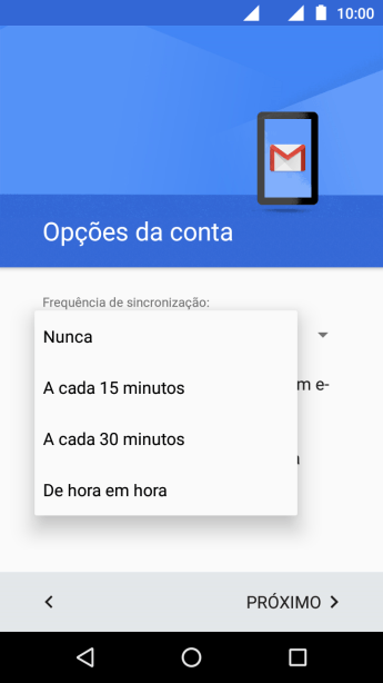 Pressione a configuração desejada. Pressione a configuração desejada.