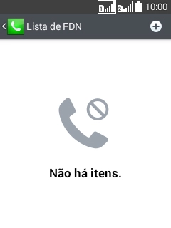 Pressione o ícone de adicionar contato. Pressione o ícone de adicionar contato.