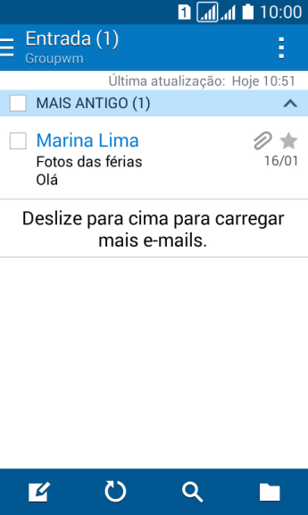 Deslize para a direita a partir do lado esquerdo da tela. Deslize para a direita a partir do lado esquerdo da tela.