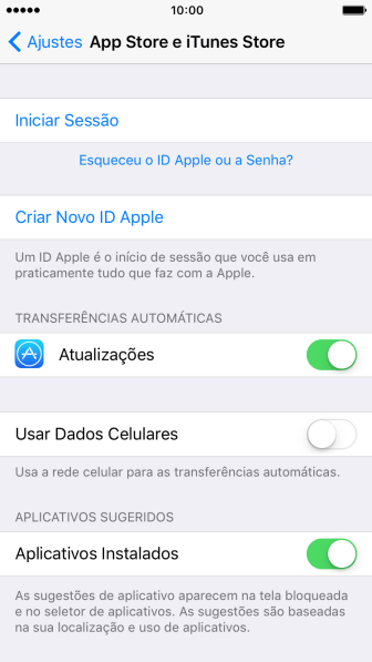 Pressione Iniciar Sessão. Pressione Iniciar Sessão.