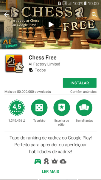 Pressione INSTALAR, e siga as indicações da tela para instalar o app. Pressione INSTALAR, e siga as indicações da tela para instalar o app.