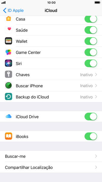 Pressione Buscar iPhone. Pressione Buscar iPhone.