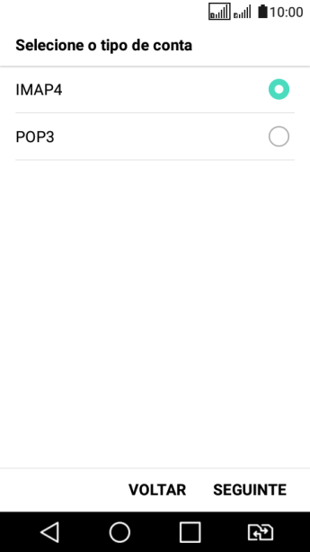 Pressione POP3. Pressione POP3.