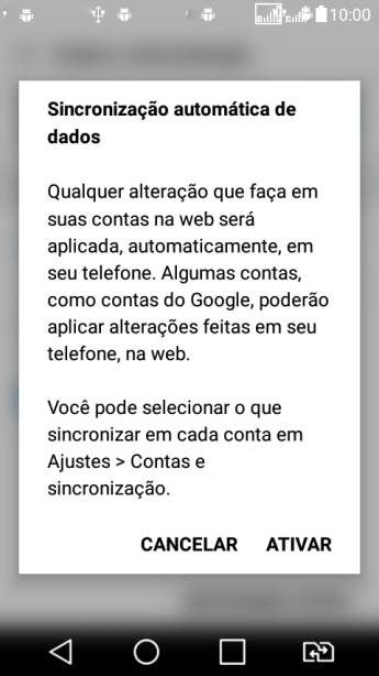 Pressione ATIVAR para ativar a função. Pressione ATIVAR para ativar a função.
