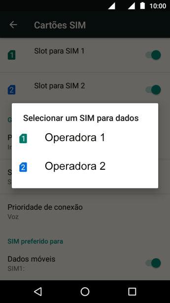 Pressione o chip desejado. Pressione o chip desejado.