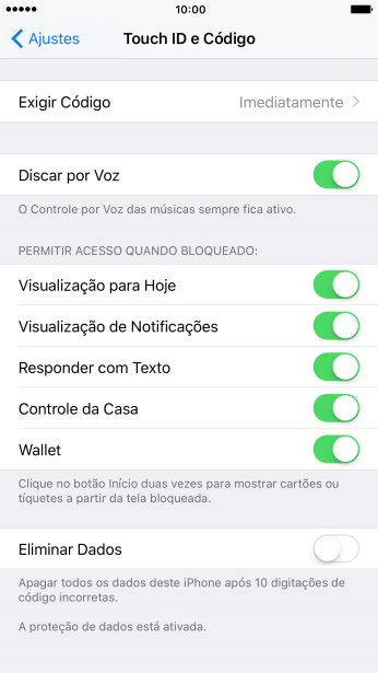 Pressione o indicador ao lado de Pressione o indicador ao lado de