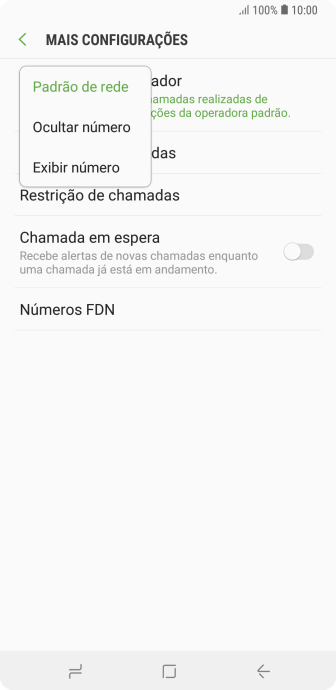 Pressione Exibir número para ativar a identificação do seu número. Pressione Exibir número para ativar a identificação do seu número.