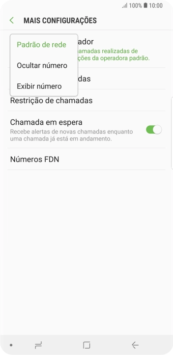 Pressione Exibir número para ativar a identificação do seu número. Pressione Exibir número para ativar a identificação do seu número.
