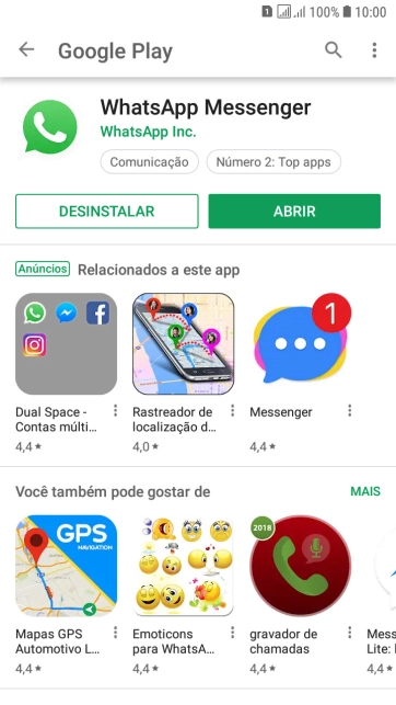 Pressione a tecla de início para finalizar e voltar à tela inicial. Pressione a tecla de início para finalizar e voltar à tela inicial.