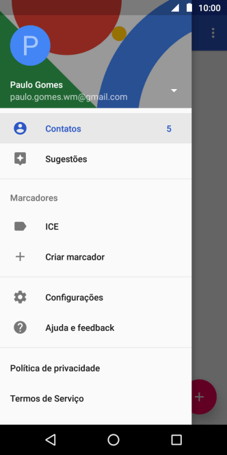 Pressione Configurações. Pressione Configurações.