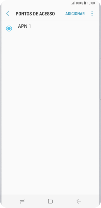 Pressione ADICIONAR. Pressione ADICIONAR.