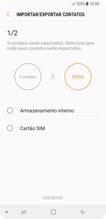 Pressione Cartão SIM. Pressione Cartão SIM.