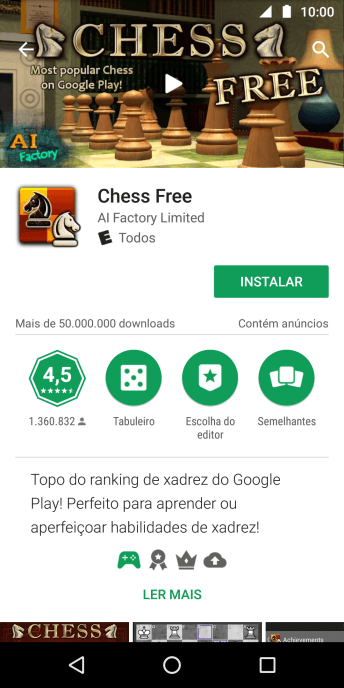 Pressione INSTALAR, e siga as indicações da tela para instalar o app. Pressione INSTALAR, e siga as indicações da tela para instalar o app.