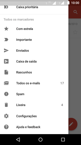 Pressione Configurações. Pressione Configurações.