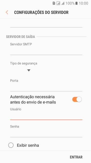 Pressione o indicador ao lado de Pressione o indicador ao lado de