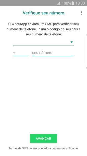 Pressione a lista suspensa. Pressione a lista suspensa.