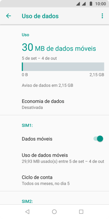 Pressione o indicador ao lado de Pressione o indicador ao lado de
